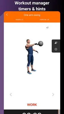 Kettlebell workouts for home android App screenshot 6